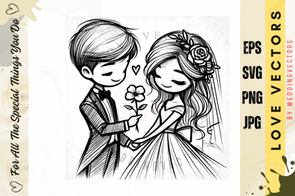 C518: Capturing the Magic of a Wedding in Elegant Vectors