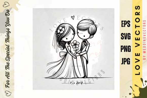 C53: Minimalist Love Vectors for Modern Design