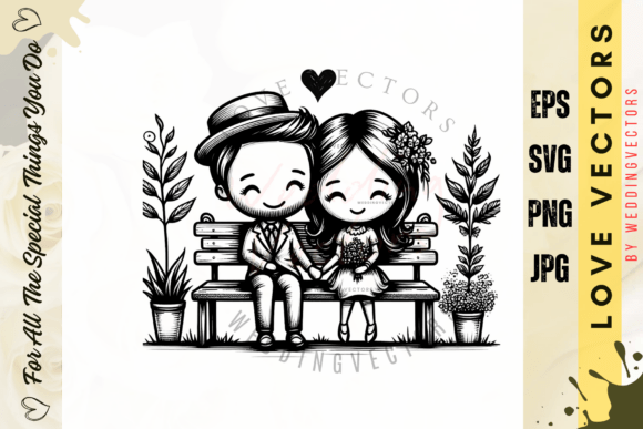 C720 Love Vectors: Crafting Timeless Romance in Design