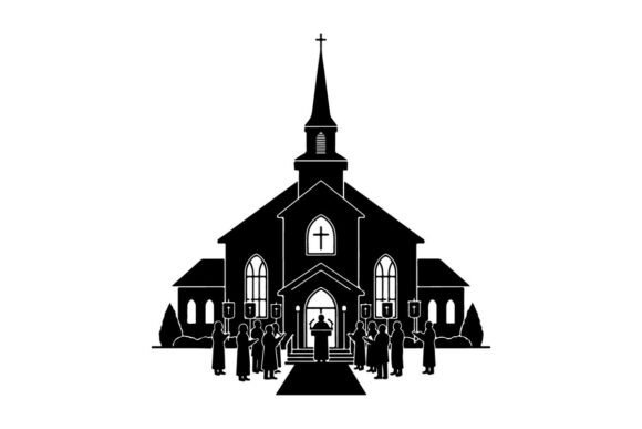 Capturing Timeless Elegance: The Black and White Church Wedding