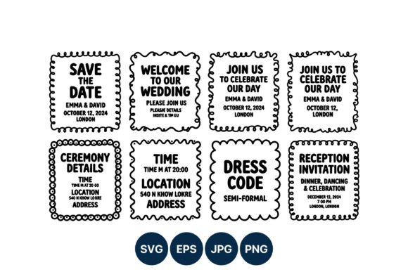 Designing Elegance: A Complete Wedding Invitation Set