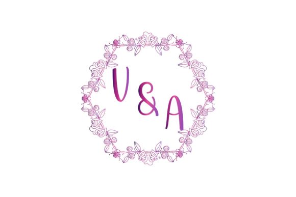 Elegant Floral Monograms: A Guide to the V & A Wedding Design