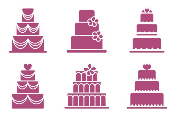 Elegant Wedding Cake Vector Design for Professional Creations