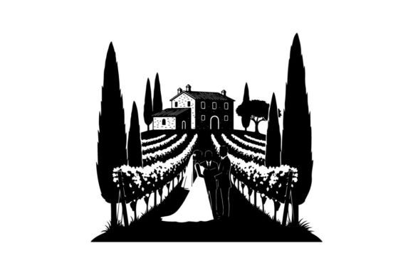 Timeless Romance: Designing with Tuscan Vineyard Typography