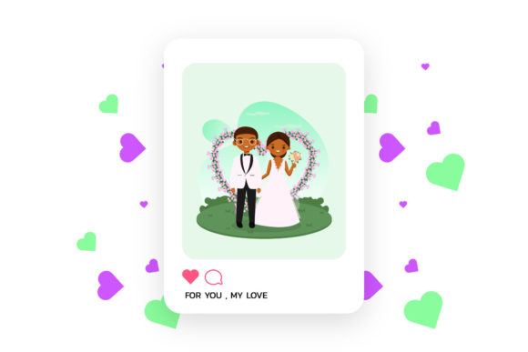Valentine Photocard Wedding Garden: Crafting Romantic Designs
