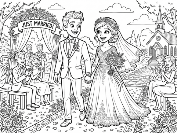 Wedding Day Victor Cartoon: A Playful Touch for Your Designs