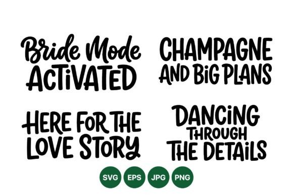 Wedding Party Script Quotes: Hand-Lettered Charm for Modern Designs
